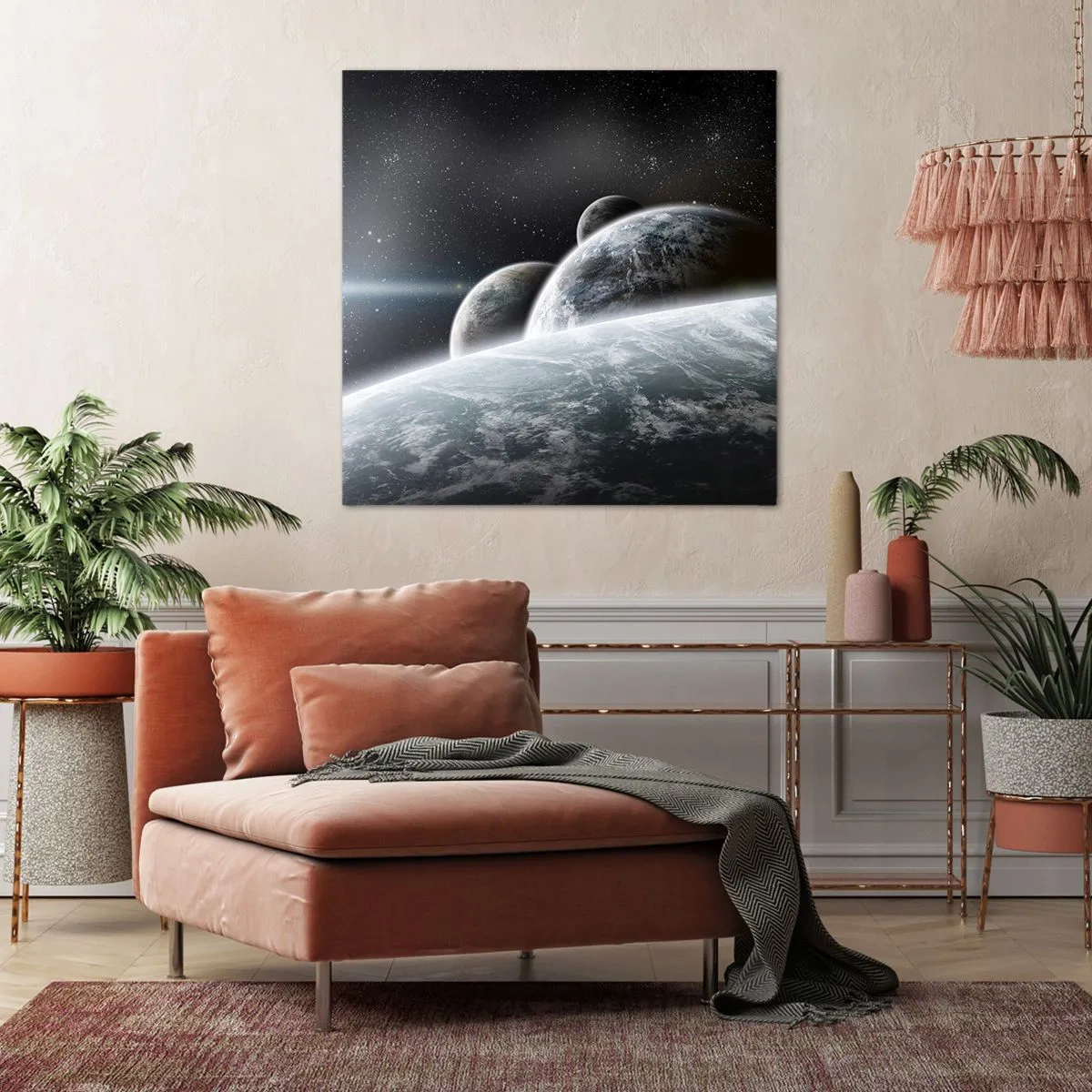 Obraz na plátně - Vesmírná hudba sfér - 70x70 cm