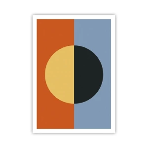 Plakát - Kompozice tepla a chladu - 70x100 cm