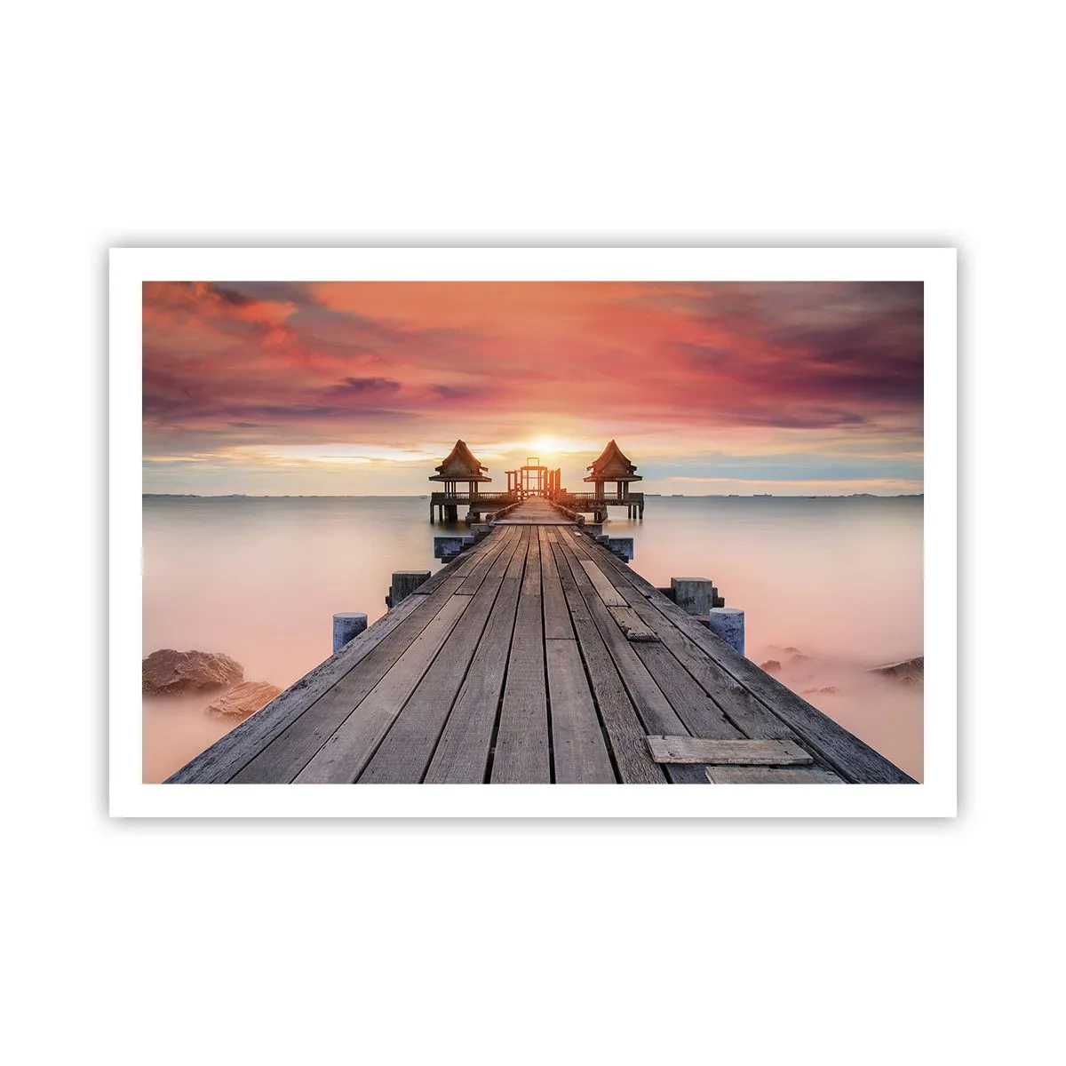 Plakát - Západ na východě - 91x61 cm