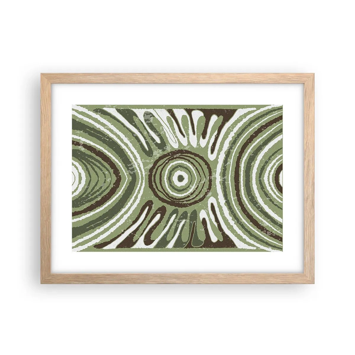 Plakát v rámu světlý dub - Exploze emocí - 40x30 cm