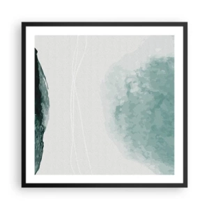 Plakát v černém rámu - Setkání s mlhou - 60x60 cm