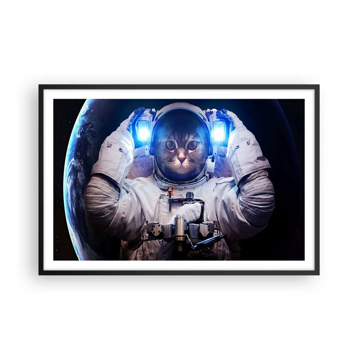 Plakát v černém rámu - Houston, máte problém - 91x61 cm
