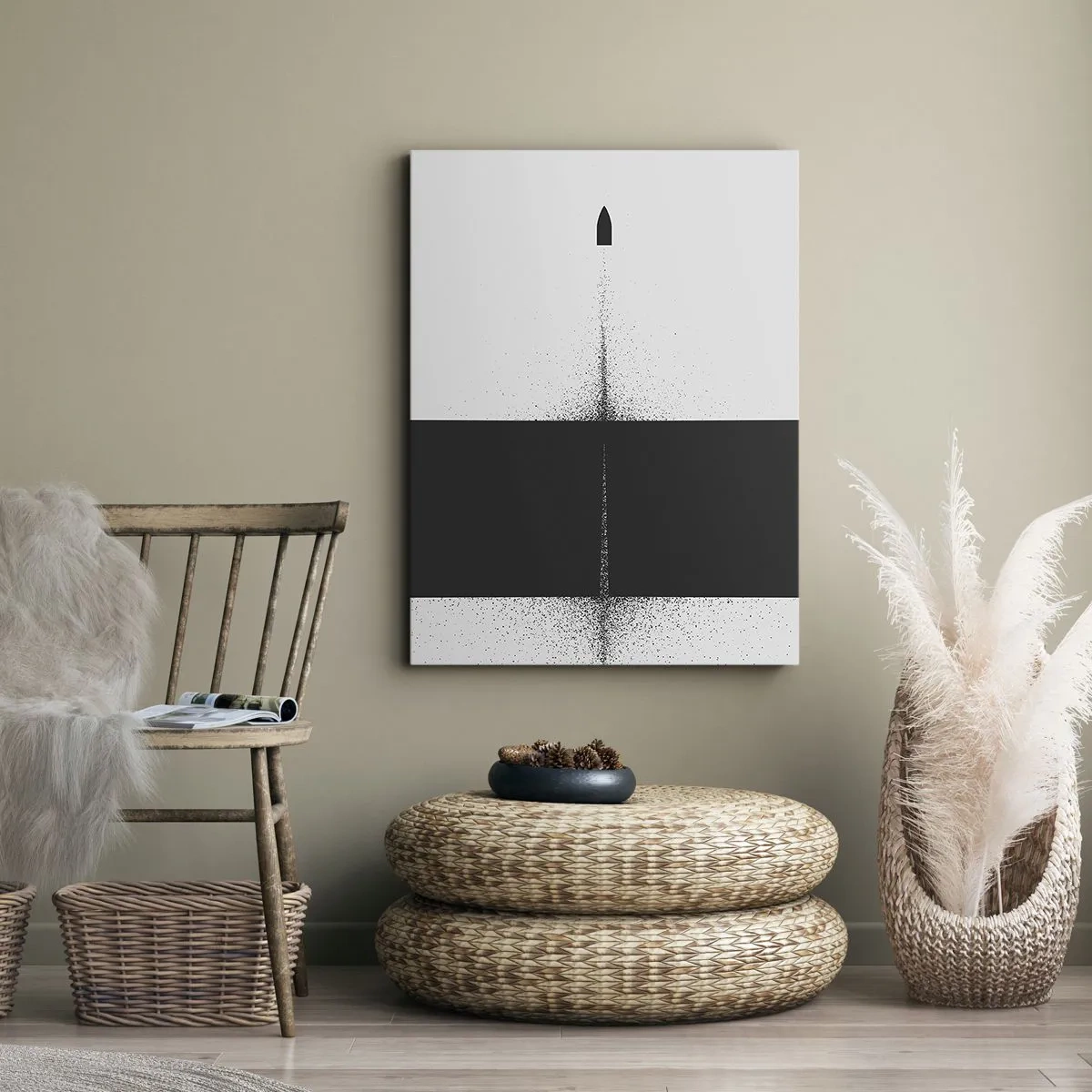 Obraz na plátně - Přímo k cílu - 50x70 cm