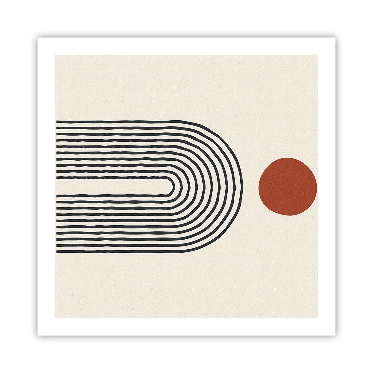 Plakát - Magnetismus tvarů a barev - 60x60 cm
