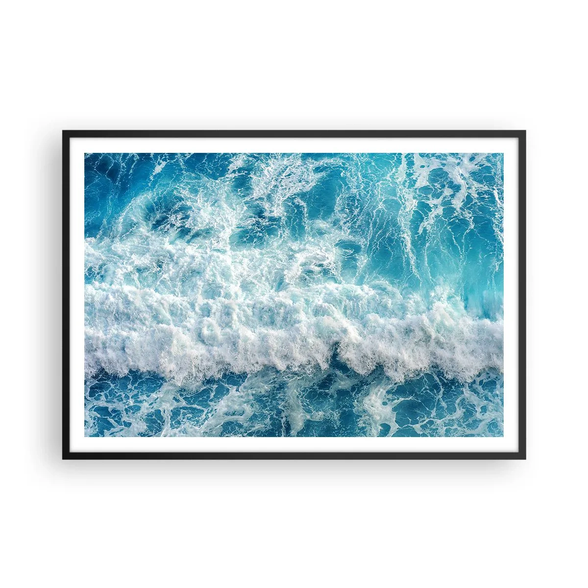 Plakát v černém rámu - Radostně a skákavě - 100x70 cm