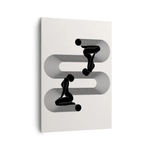 Obraz na plátně - Smyslná symetrie - 70x100 cm