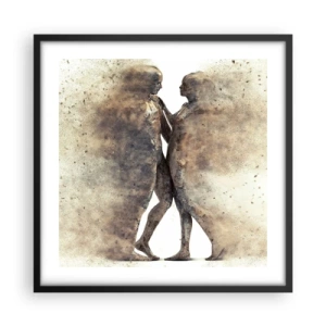 Plakát v černém rámu - Z prachu povstali, aby milovali - 50x50 cm