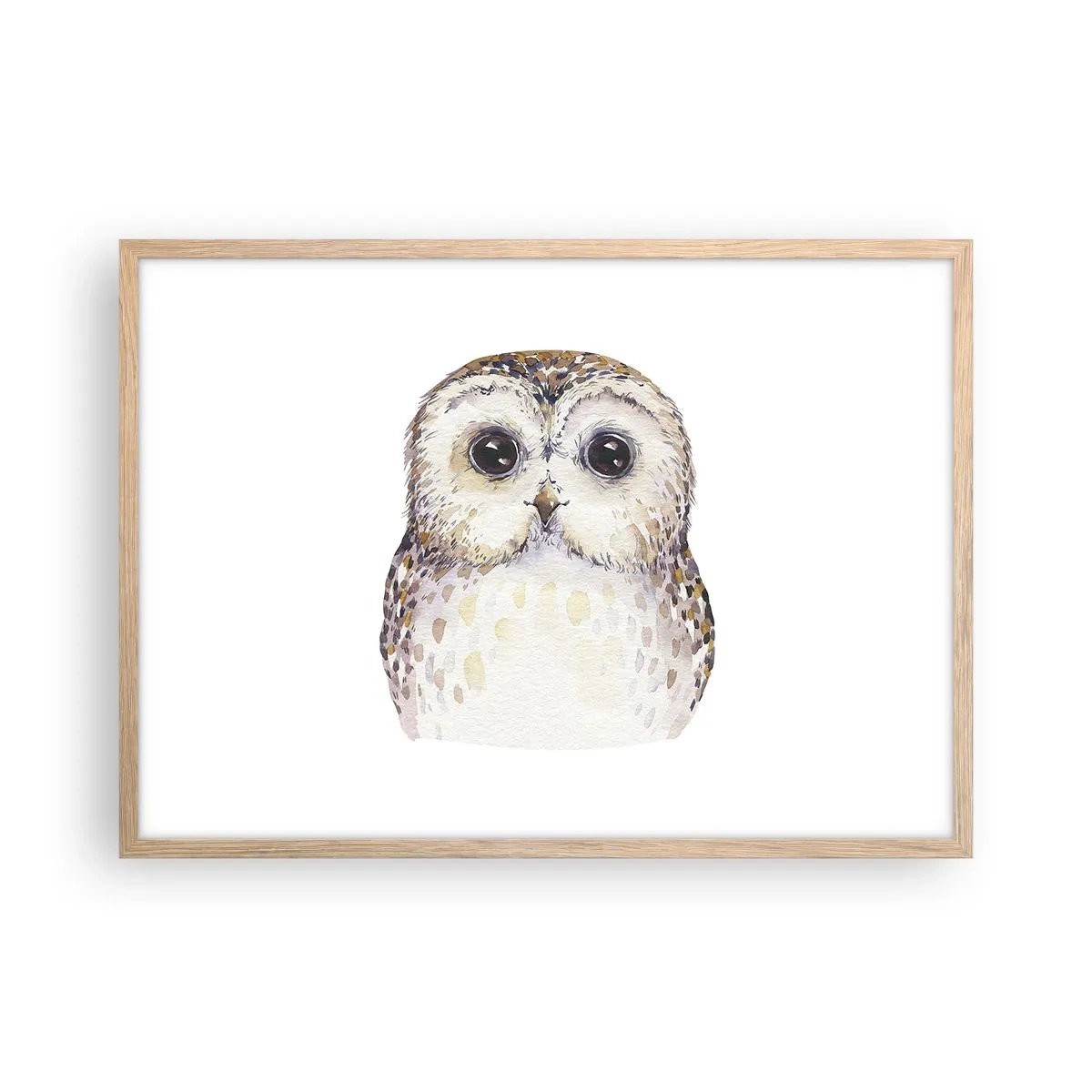 Plakát v rámu světlý dub - Podívej se mi do očí - 70x50 cm