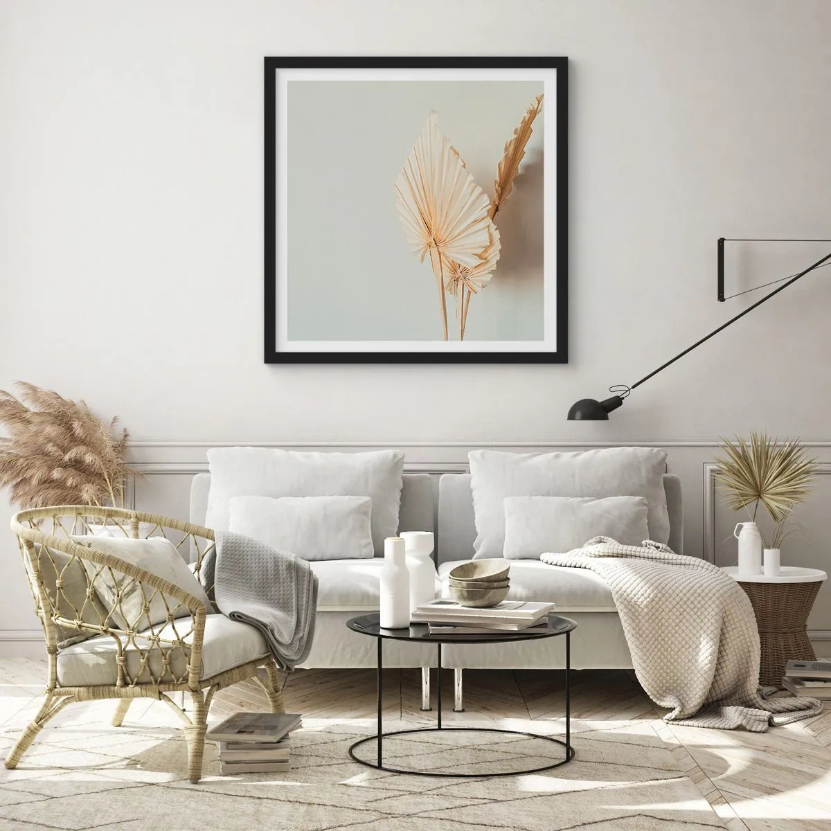 Plakát v černém rámu - Když potřebuješ útěchu - 60x60 cm