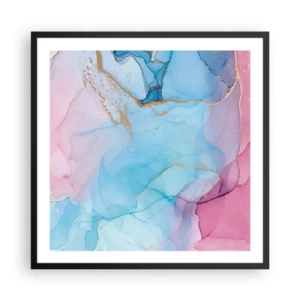 Plakát v černém rámu - Setkávání a prolínání - 60x60 cm