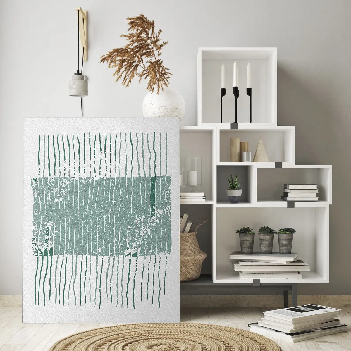 Obraz na skle - Mořská abstrakce - 70x100 cm