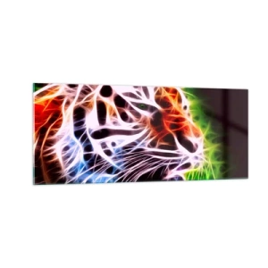 Obraz na skle - Nebezpečná aura - 100x40 cm