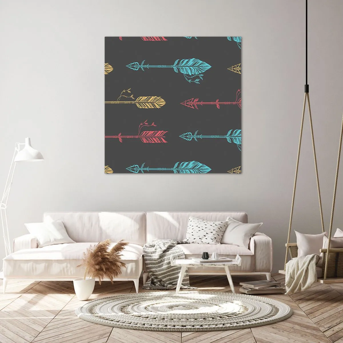 Obraz na plátně - V lati - 40x40 cm