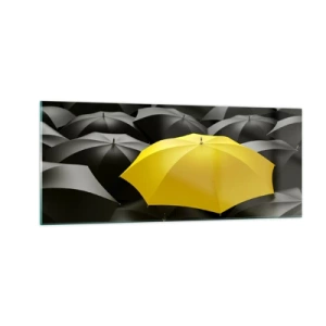 Obraz na skle - Sbohem smutku - 100x40 cm