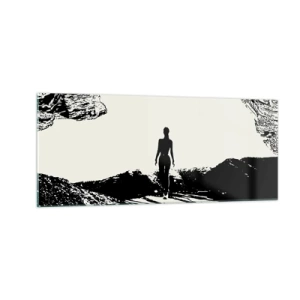 Obraz na skle - Nový pohled - 100x40 cm