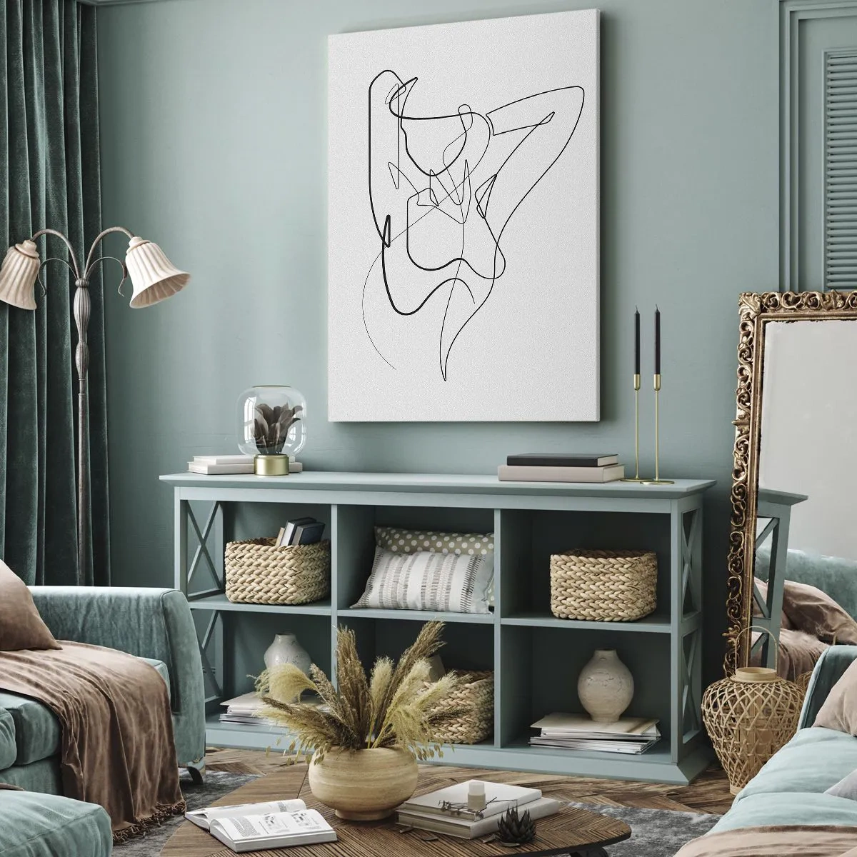 Obraz na plátně - Ty jsi záhada… - 45x80 cm