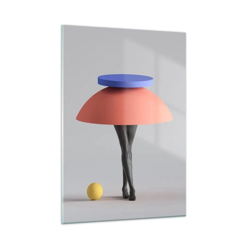 Obraz na skle - Surrealistická kompozice - 50x70 cm
