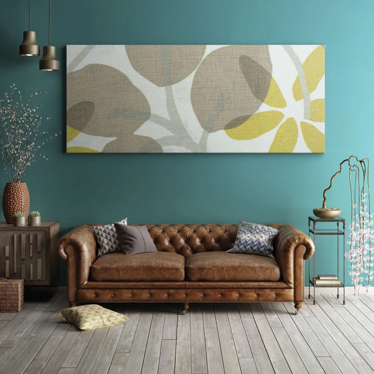 Obraz na plátně - Kompozice v plném slunci - 100x40 cm