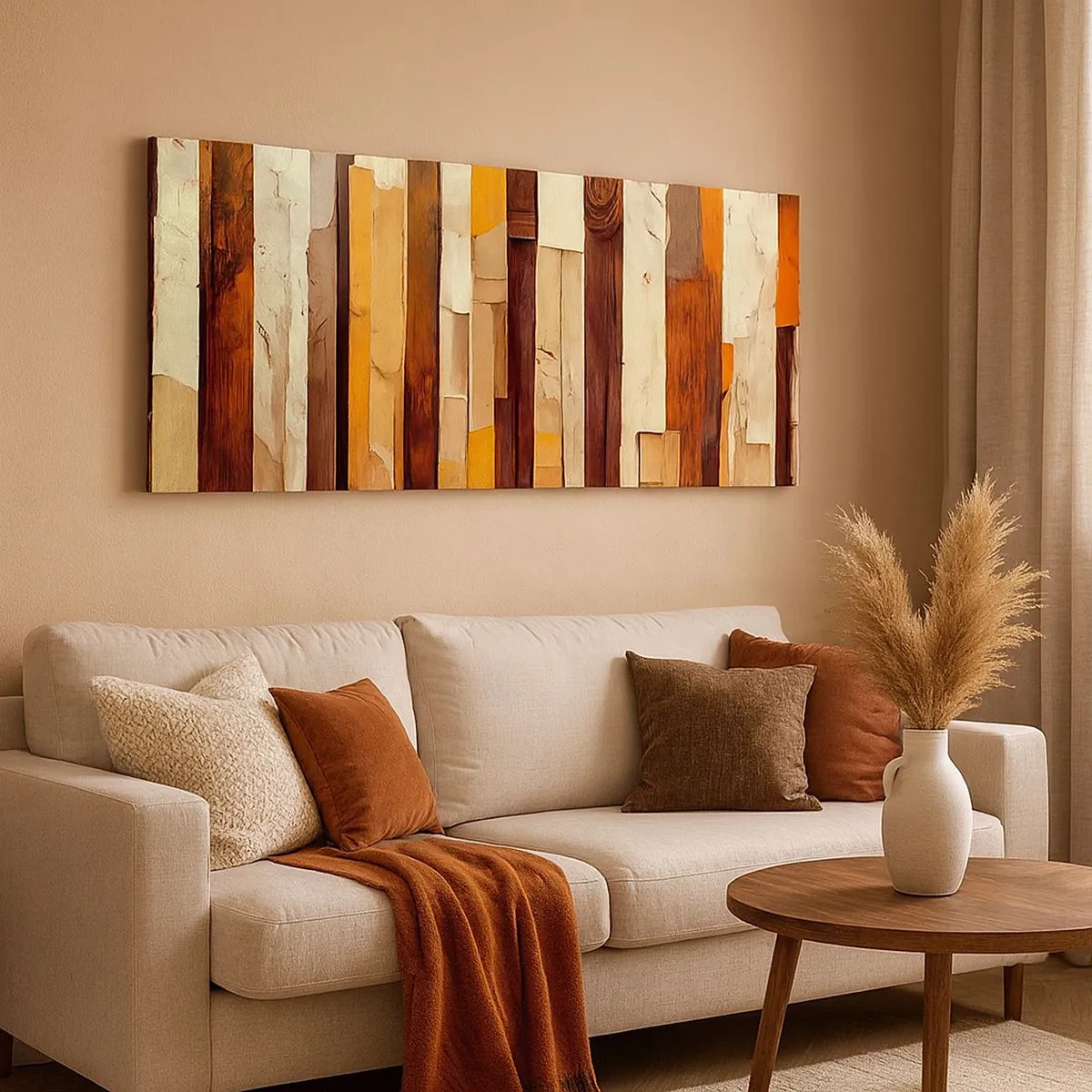 Obraz na plátně - Hymna lesních stromů - 100x40 cm