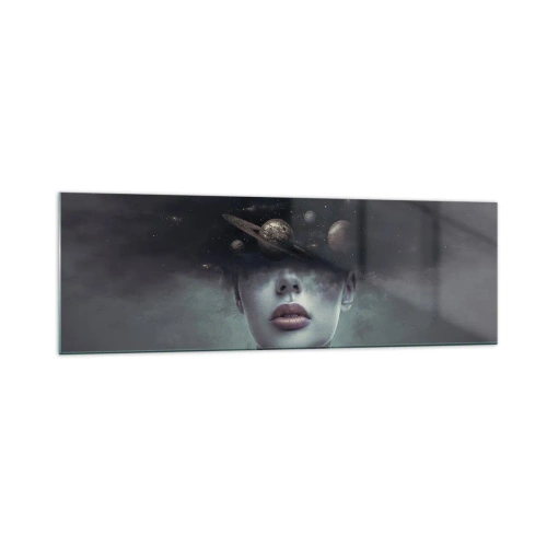 Obraz na skle - A planety… - 160x50 cm