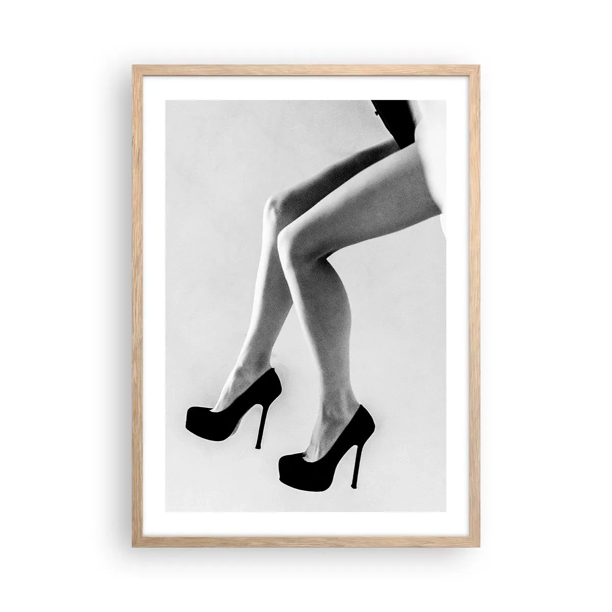 Plakát v rámu světlý dub - Věčná ženskost - 50x70 cm
