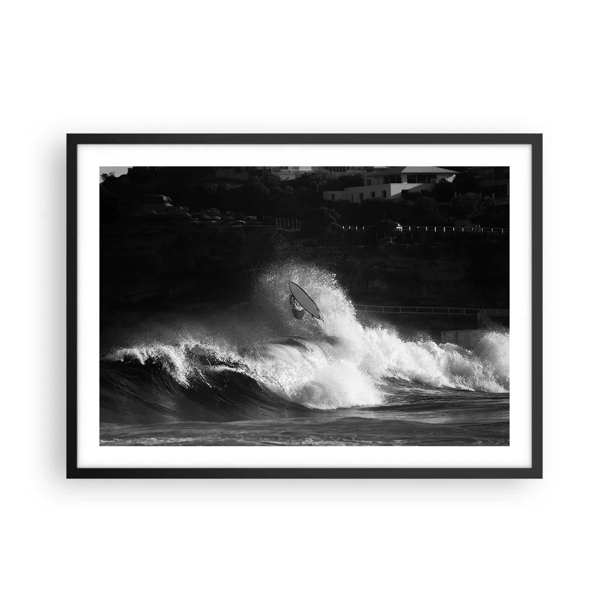 Plakát v černém rámu - Výzva přijata! - 70x50 cm