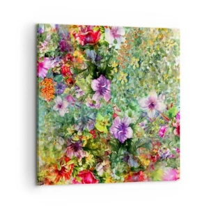 Obraz na plátně - Do květů, k záhubě - 60x60 cm