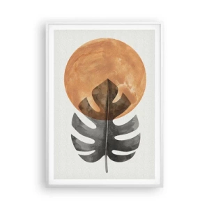 Plakát v bílém rámu - Vždy slunce - 70x100 cm