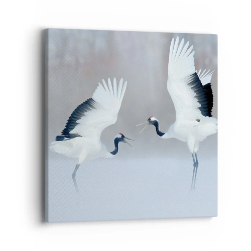 Obraz na plátně - Tanec v mlze - 40x40 cm