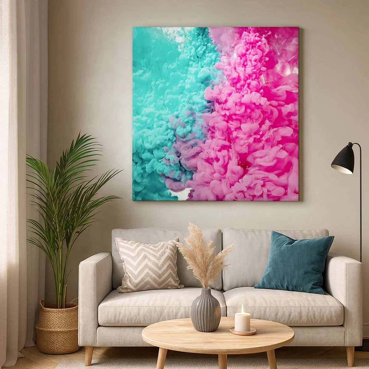 Obraz na plátně - Rozhodující střet - 30x30 cm