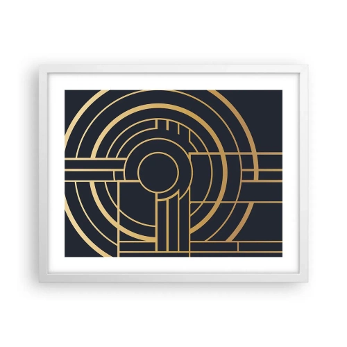 Plakát v bílém rámu - Obraty události - 50x40 cm