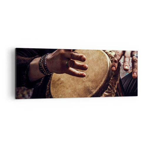 Obraz na plátně - V rytmu srdce - 140x50 cm