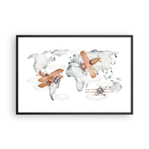 Plakát v černém rámu - V průkopnickém duchu - 91x61 cm