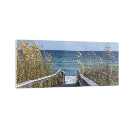 Obraz na skle - Na slunci, ve větru - 100x40 cm