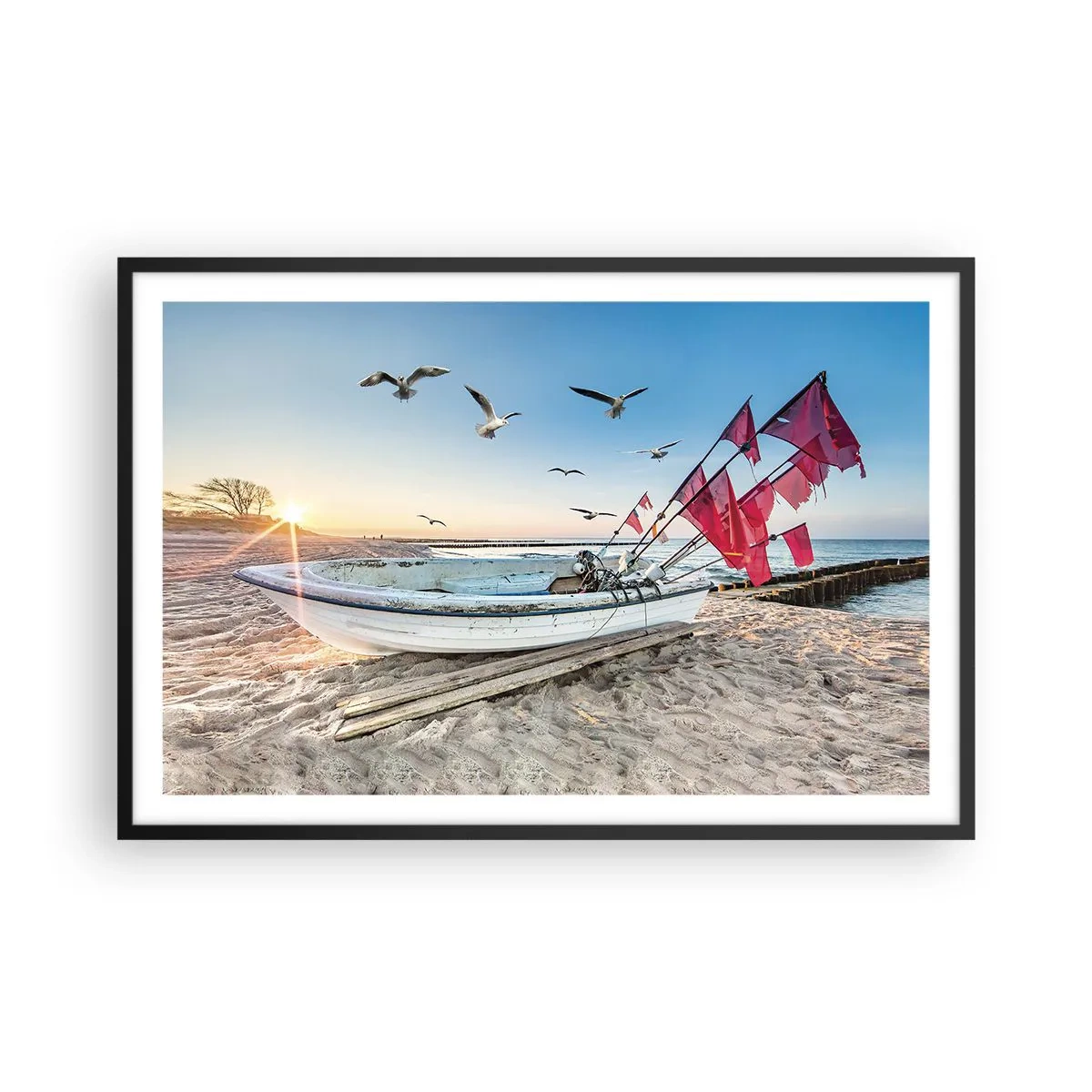 Plakát v černém rámu - Zasloužená přestávka - 91x61 cm