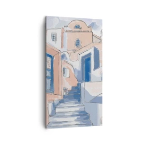 Obraz na plátně - Exotické město - 45x80 cm