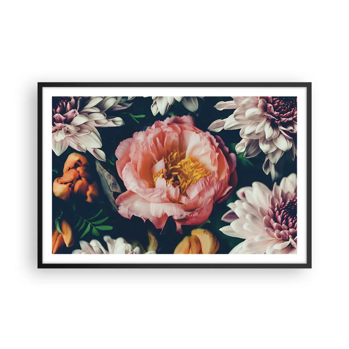 Plakát v černém rámu - S barokním přepychem - 91x61 cm