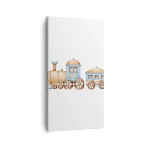 Obraz na plátně - Na dráze stojí… - 55x100 cm