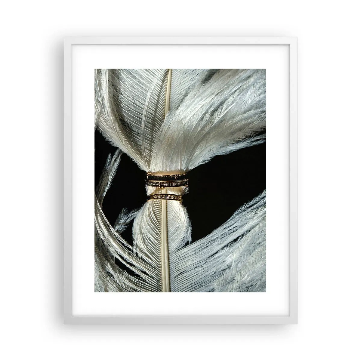 Plakát v bílém rámu - …a neopustím tě…. - 40x50 cm