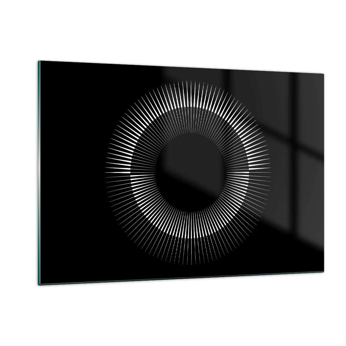 Obraz na skle - Černé slunce - 120x80 cm