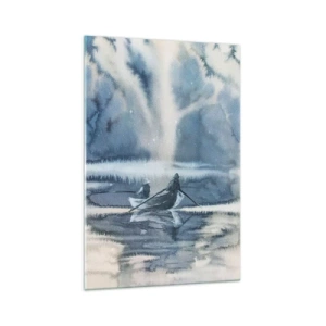 Obraz na skle - Rybáři ve svém ráji - 70x100 cm