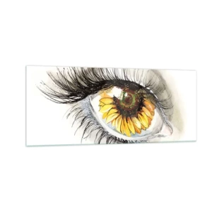 Obraz na skle - Pohled žhavý jako léto - 100x40 cm