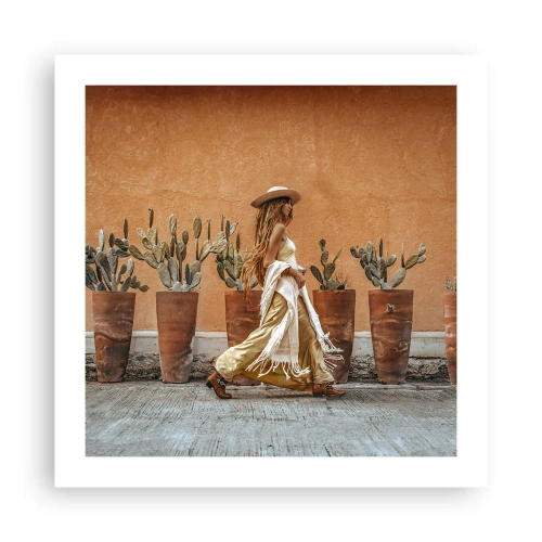 Plakát - V hippie stylu - 50x50 cm