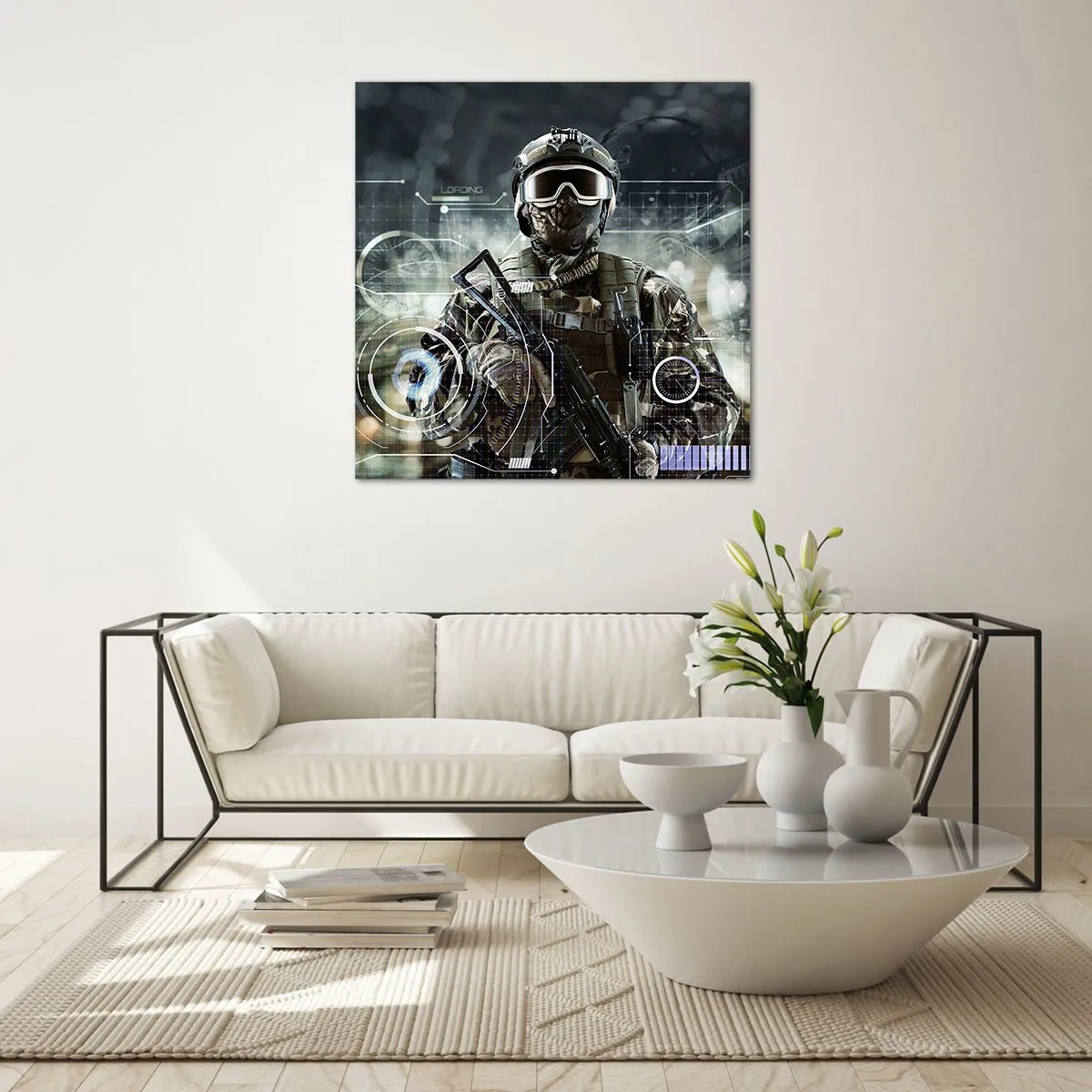 Obraz na skle - Ještě větší síla - 70x70 cm