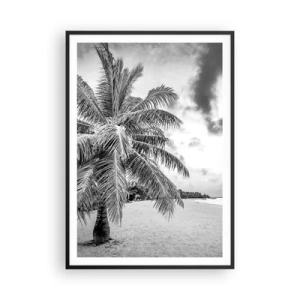 Plakát v černém rámu - Když toužíš po samotě…. - 70x100 cm