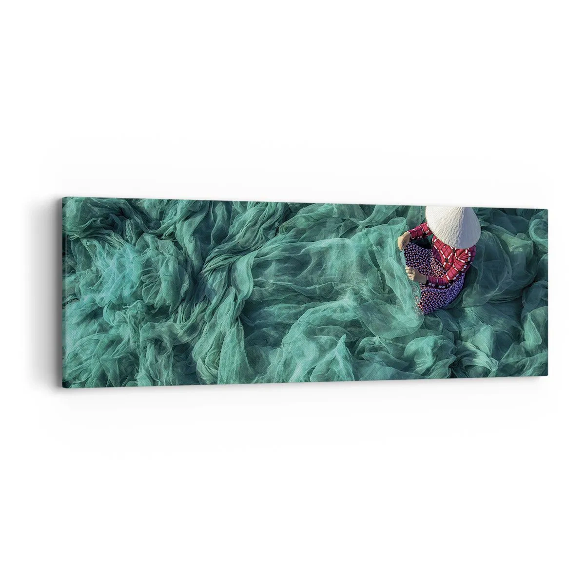 Obraz na plátně - V moři sítí - 90x30 cm