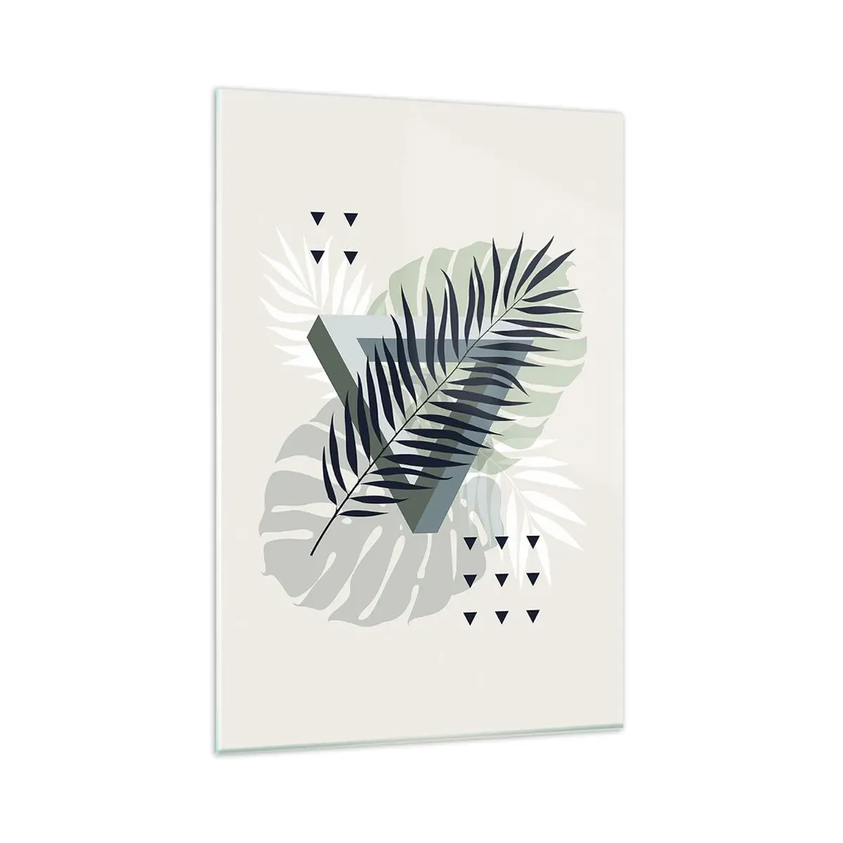 Obraz na skle - Příroda a geometrie – dva řády? - 80x120 cm