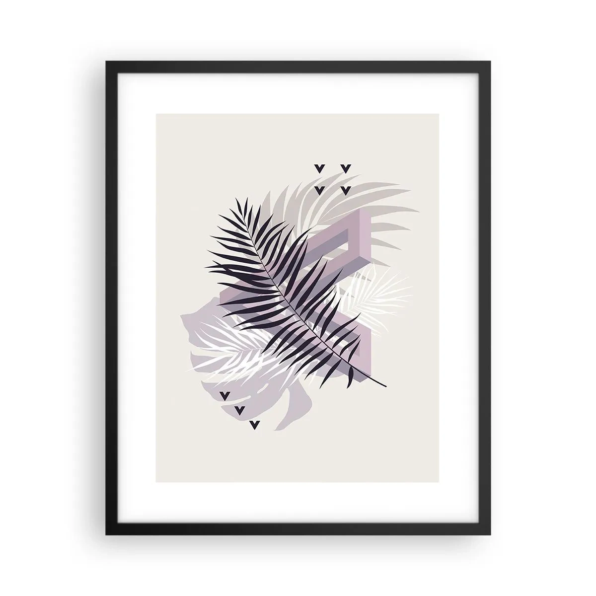 Plakát v černém rámu - Stín stínu - 40x50 cm