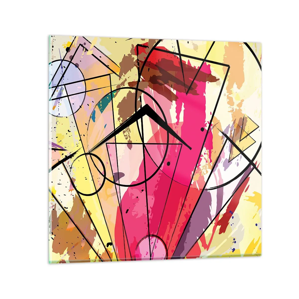 Obraz na skle - Výbuch - 30x30 cm