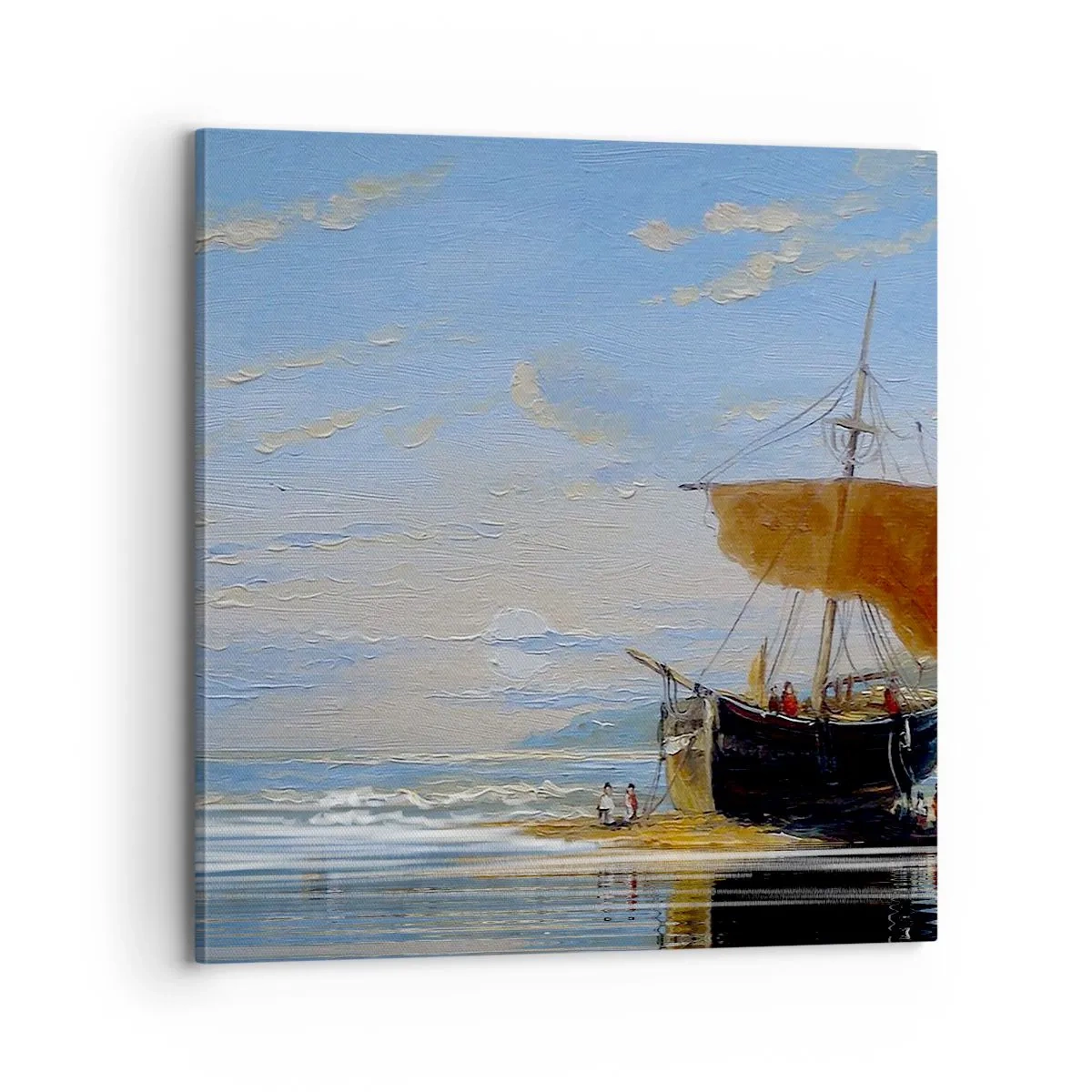 Obraz na plátně - Voda, země, vzduch - 70x70 cm